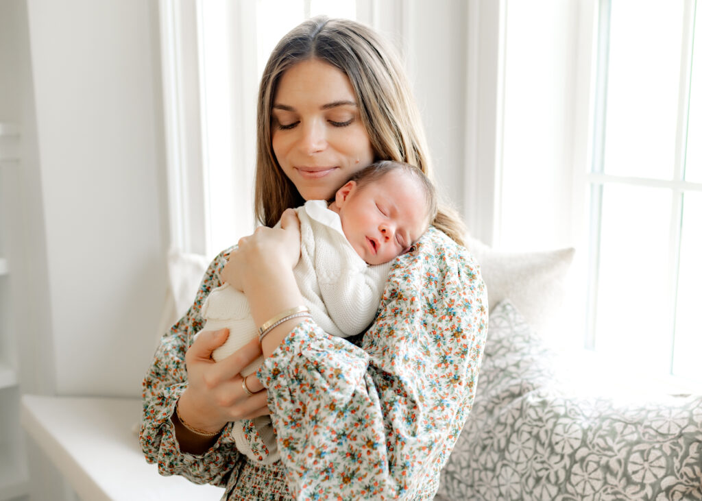 boston in-home newborn session