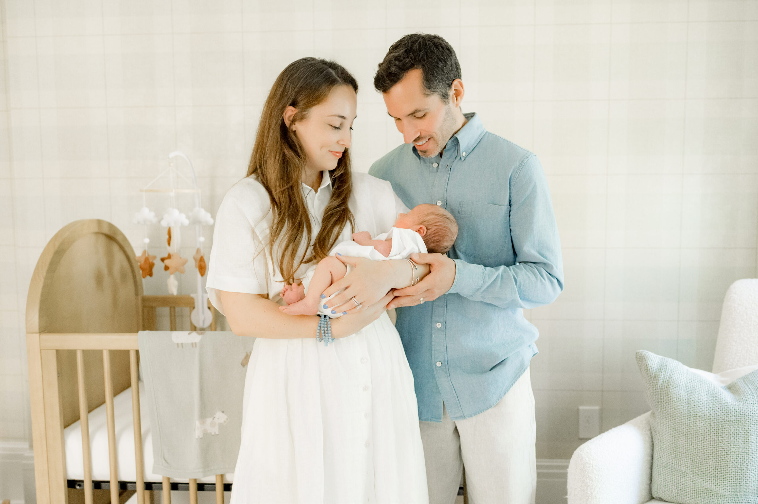in-home newborn photography in Boston