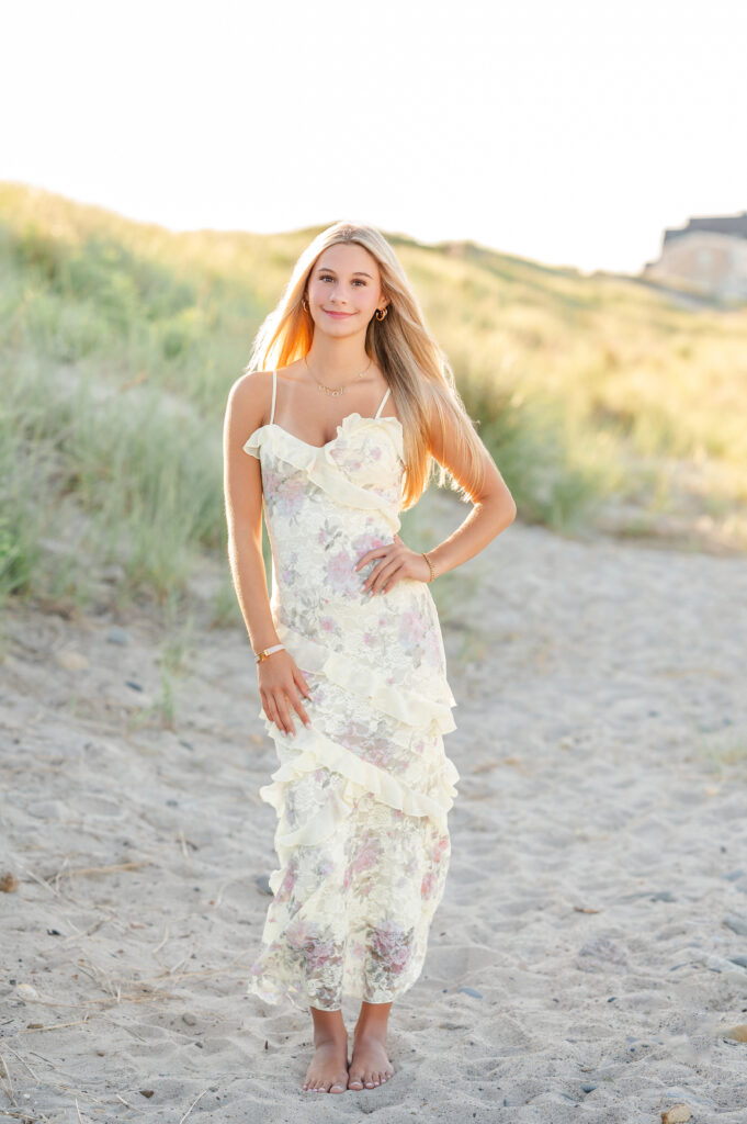 beach senior session
