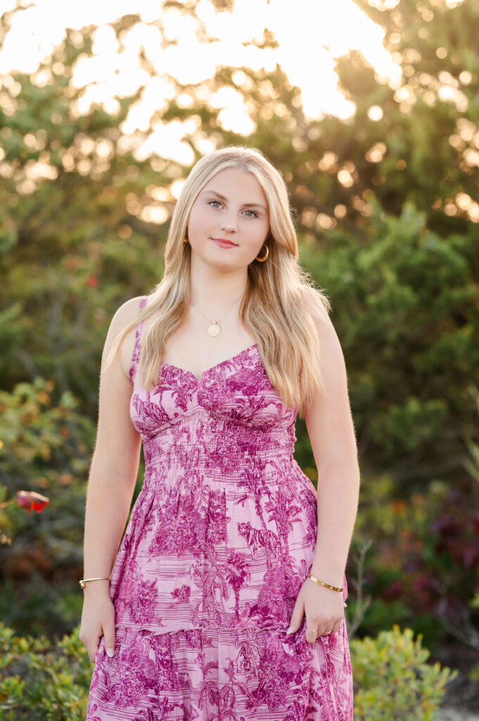 beach senior portraits