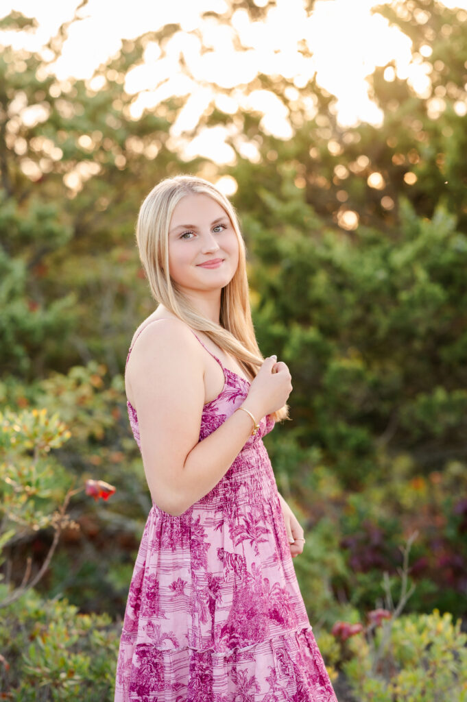 boston beach senior portraits