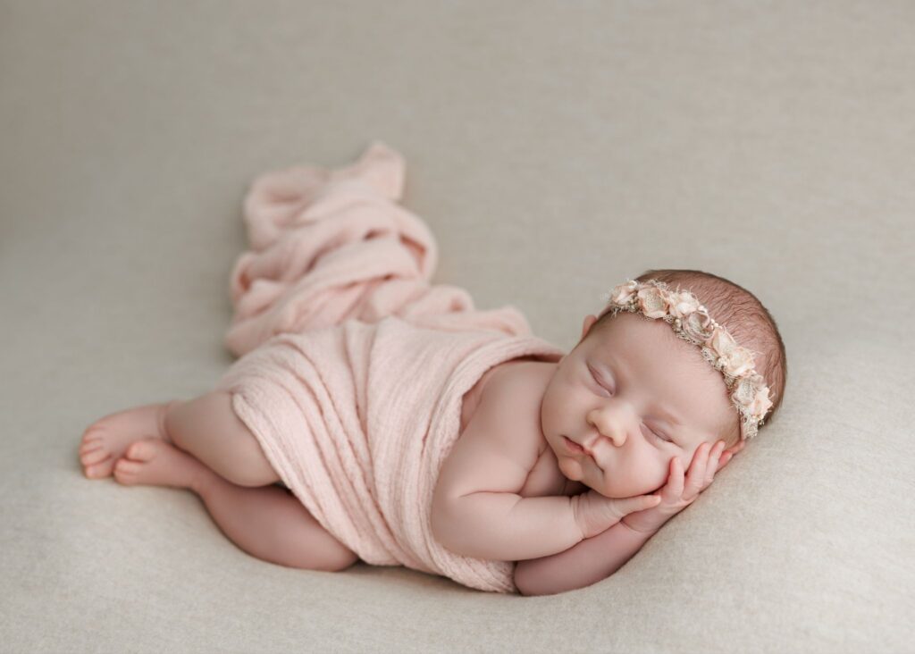 minimalist newborn photography